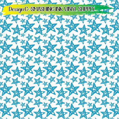 Starfish Pattern ★ Laser Safe Adhesive Film (TAT 3 BUS DAYS)