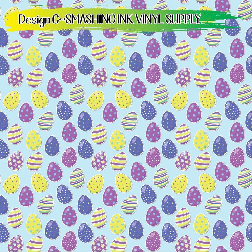 Easter Eggs Pattern ★ Laser Safe Adhesive Film (TAT 3 BUS DAYS)