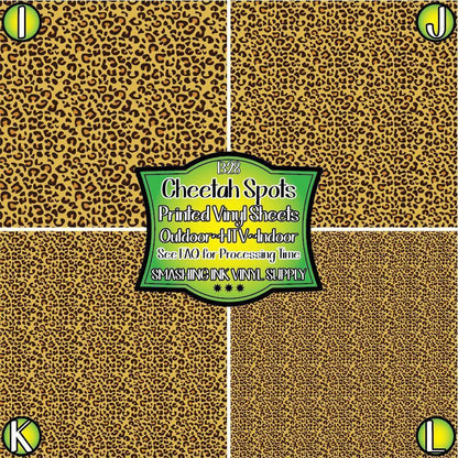 Cheetah Spots ★ Pattern Vinyl | Faux Leather | Sublimation (TAT 3 BUS DAYS)