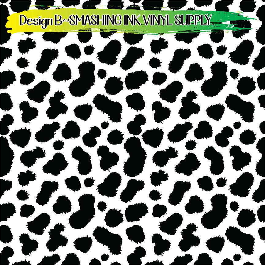 Leopard Brush White Heat Transfer Vinyl, Art, Design, Pattern