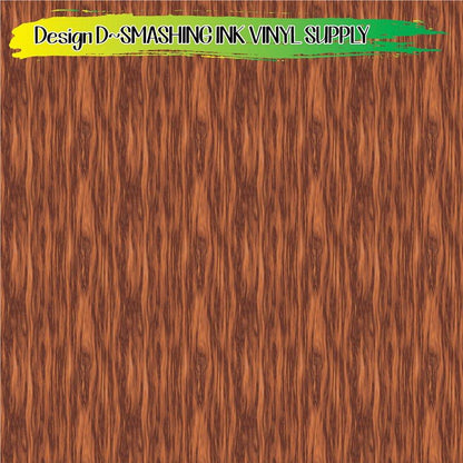 Wood Grain ★ Pattern Vinyl | Faux Leather | Sublimation (TAT 3 BUS DAYS)