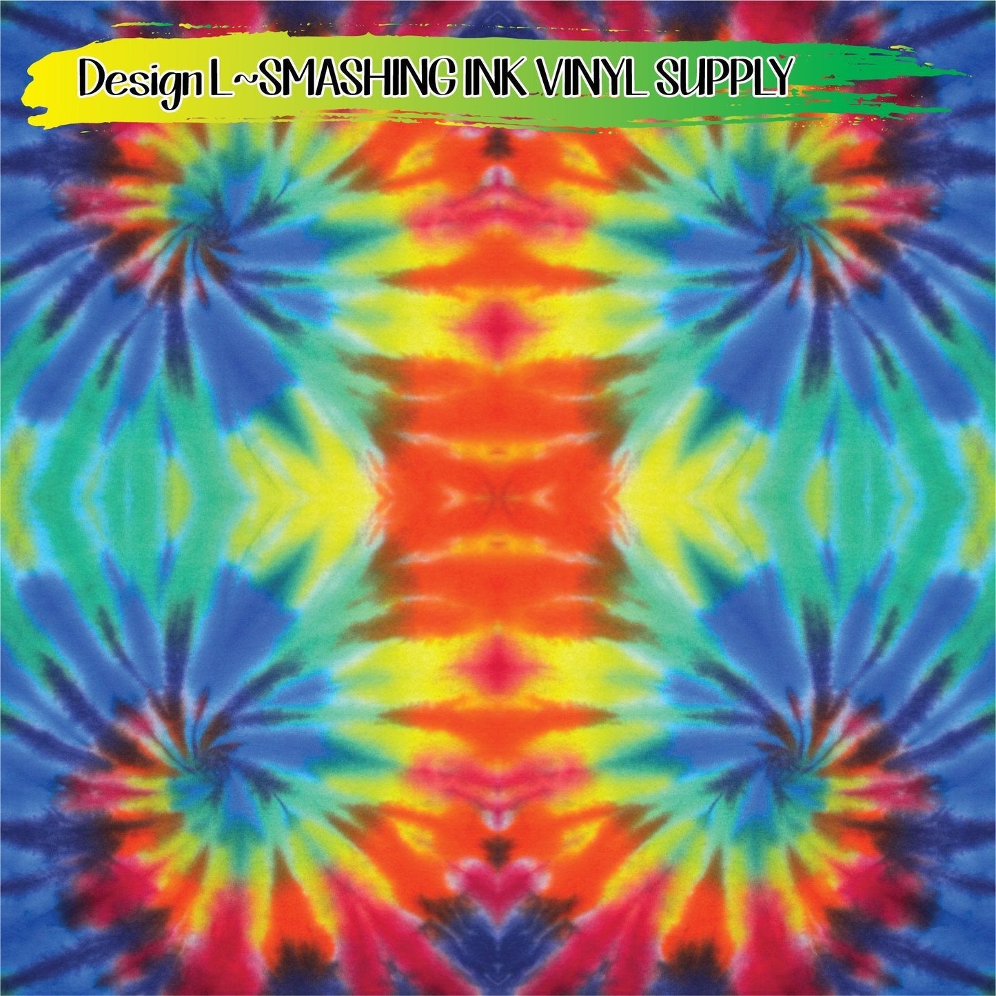 Small Scale Tie Dye ★ Laser Safe Adhesive Film (TAT 3 BUS DAYS)