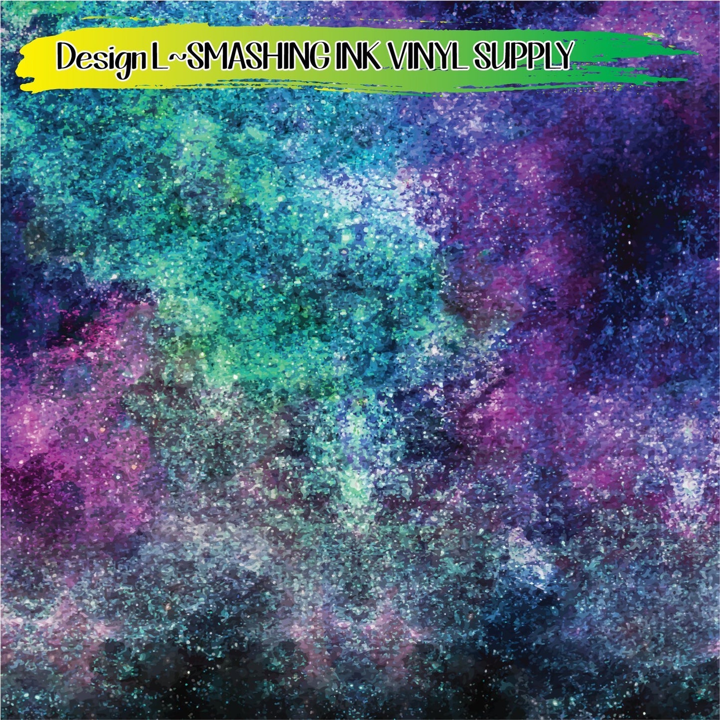 Colorful Galaxy Space ★ Pattern Vinyl | Faux Leather | Sublimation (TAT 3 BUS DAYS)