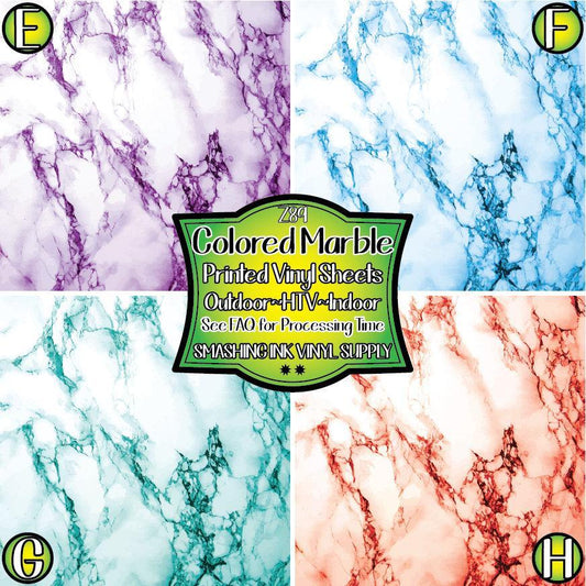 Colorful Marble ★ Laser Safe Adhesive Film (TAT 3 BUS DAYS)