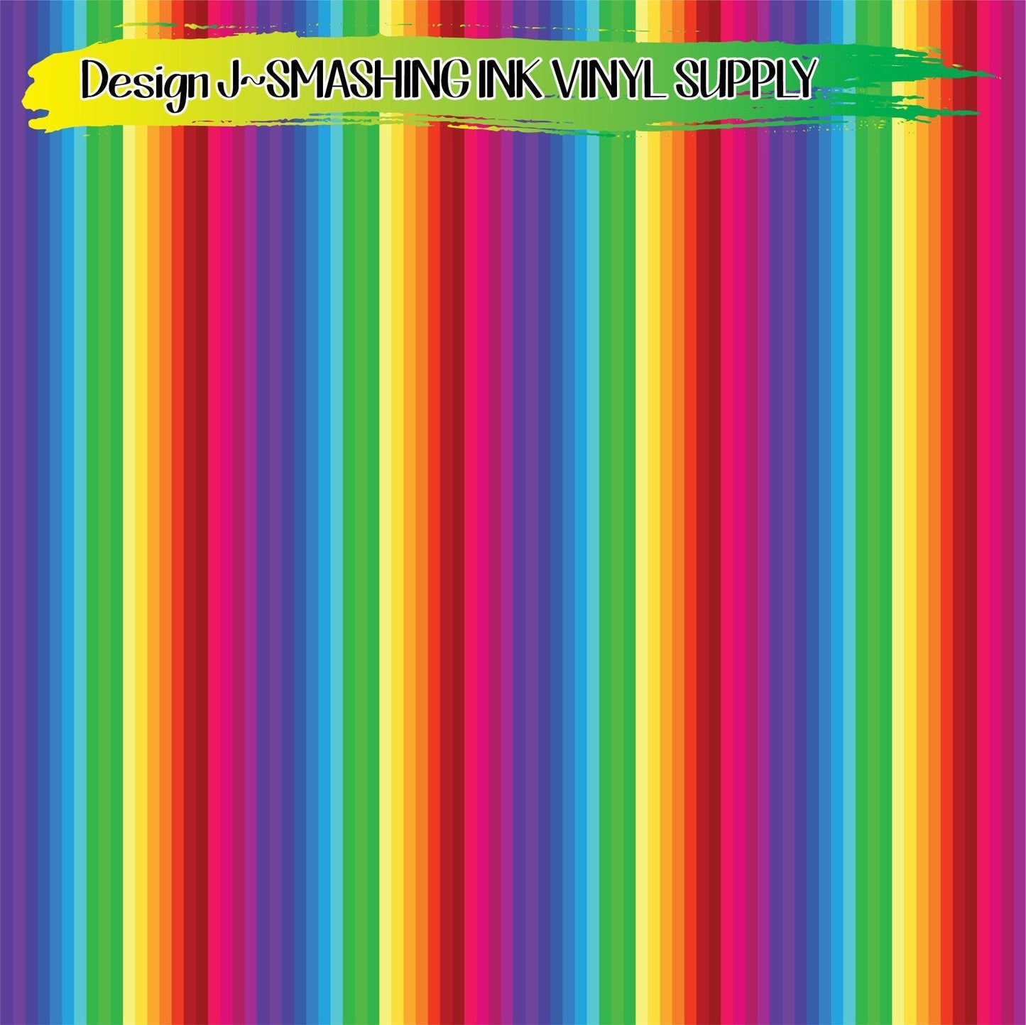 Small Rainbow Stripes ★ Laser Safe Adhesive Film (TAT 3 BUS DAYS)