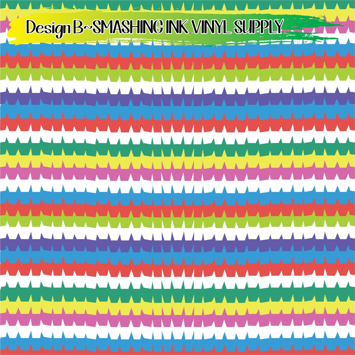 Pinata Stripe Pattern ★ Laser Safe Adhesive Film (TAT 3 BUS DAYS)