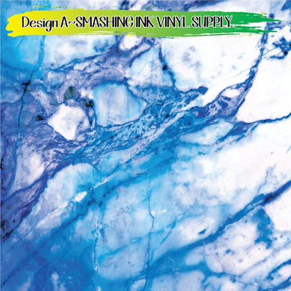 Blue Marble ★ Pattern Vinyl | Faux Leather | Sublimation (TAT 3 BUS DAYS)