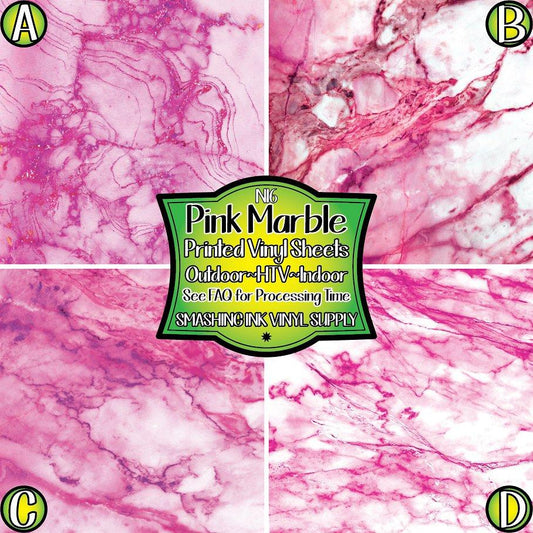 Pink Marble ★ Laser Safe Adhesive Film (TAT 3 BUS DAYS)