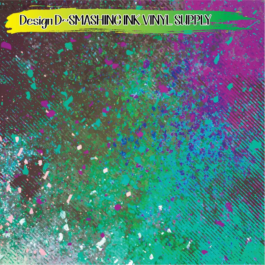 Neon Grunge ★ Pattern Vinyl | Faux Leather | Sublimation (TAT 3 BUS DAYS)