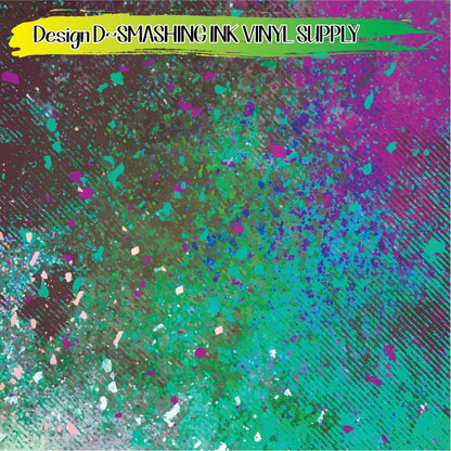 Neon Grunge ★ Pattern Vinyl | Faux Leather | Sublimation (TAT 3 BUS DAYS)