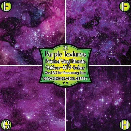 Purple Space Texture ★ Laser Safe Adhesive Film (TAT 3 BUS DAYS)
