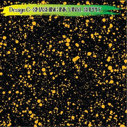 Black Gold Patterns ★ Pattern Vinyl | Faux Leather | Sublimation (TAT 3 BUS DAYS)