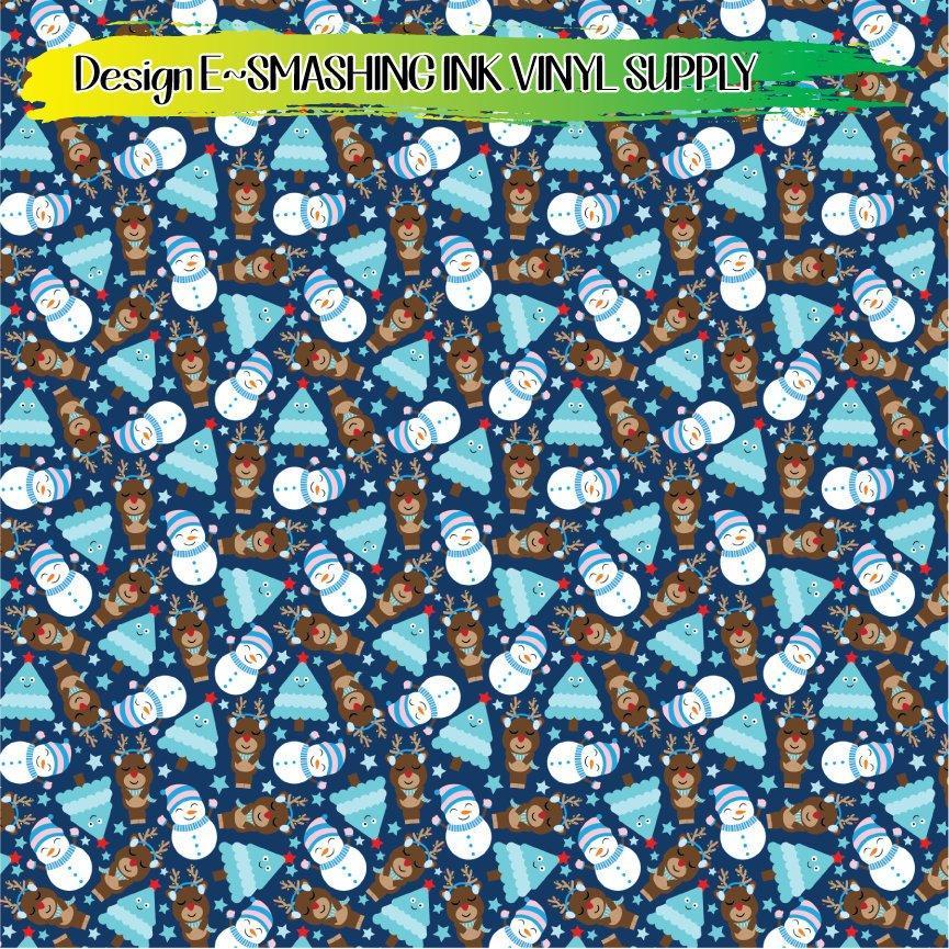 Holiday Character ★ Pattern Vinyl | Faux Leather | Sublimation (TAT 3 BUS DAYS)
