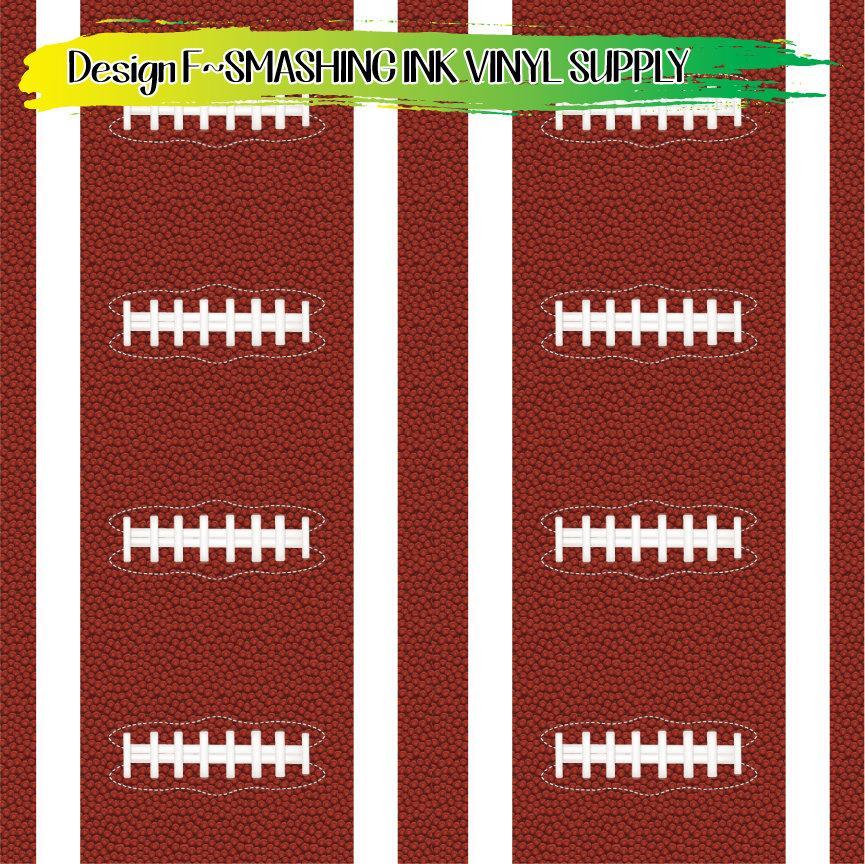 Football Laces ★ Pattern Vinyl | Faux Leather | Sublimation (TAT 3 BUS DAYS)