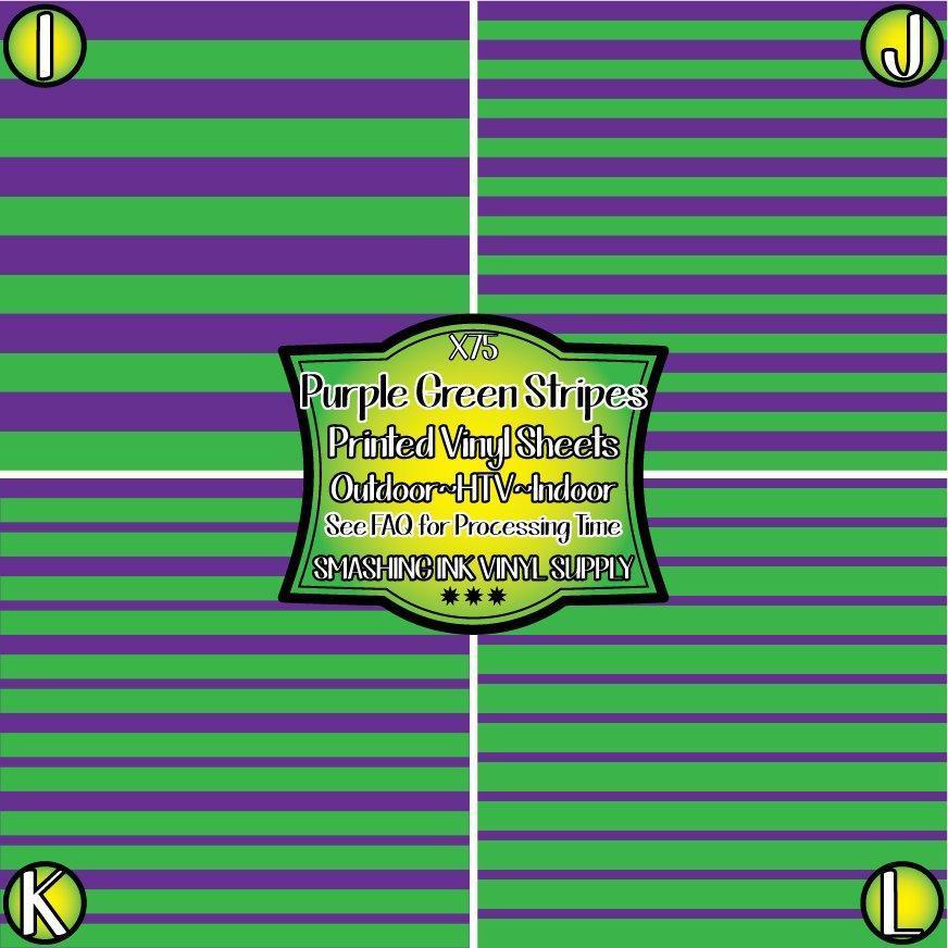 Halloween Stripes ★ Pattern Vinyl | Faux Leather | Sublimation (TAT 3 BUS DAYS)