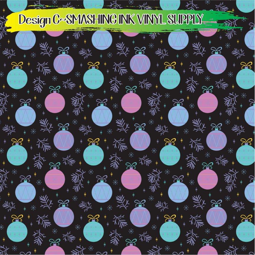 Colorful Ornaments ★ Pattern Vinyl | Faux Leather | Sublimation (TAT 3 BUS DAYS)