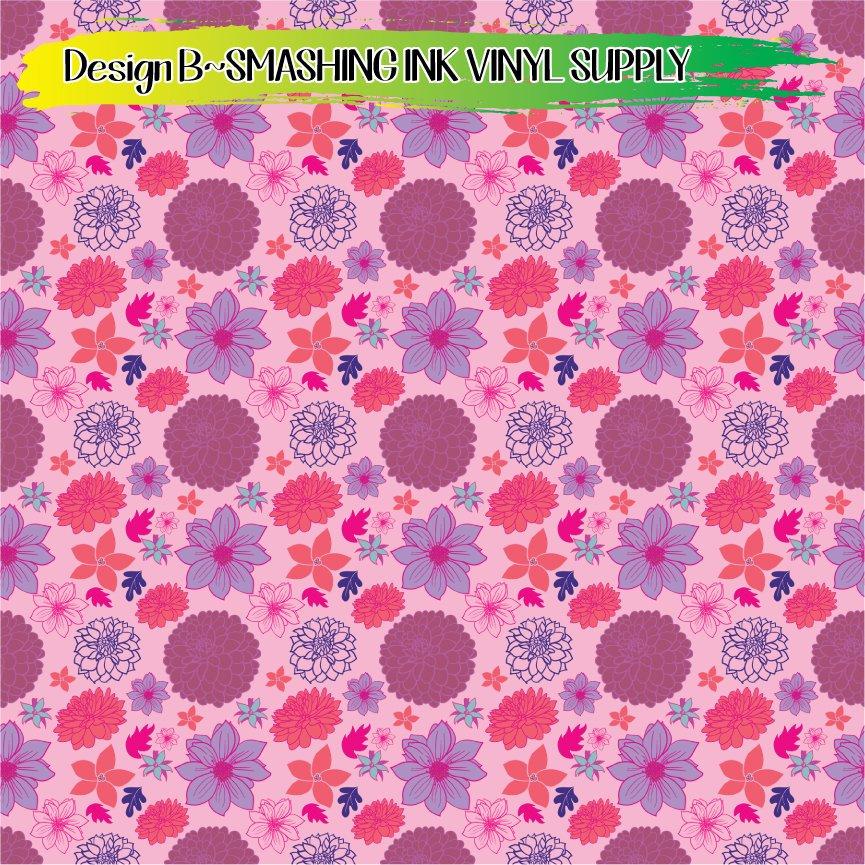 Floral Dahlia ★ Laser Safe Adhesive Film (TAT 3 BUS DAYS)