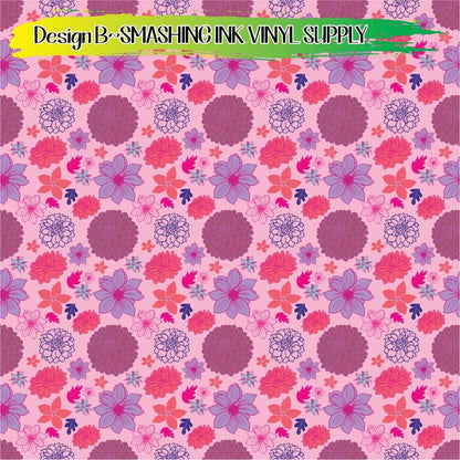 Floral Dahlia ★ Laser Safe Adhesive Film (TAT 3 BUS DAYS)