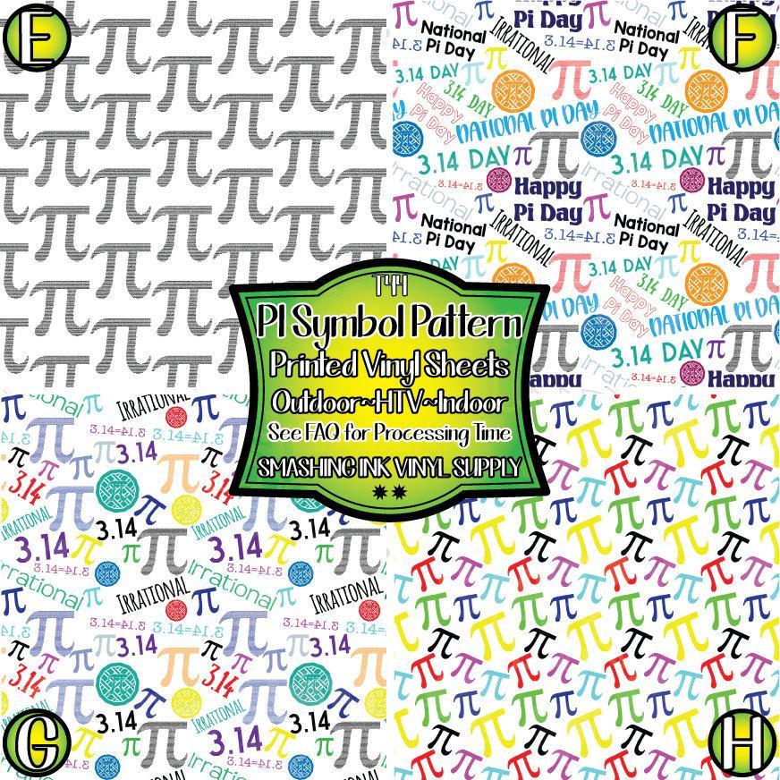 PI Symbol Pattern ★ Pattern Vinyl | Faux Leather | Sublimation (TAT 3 ...