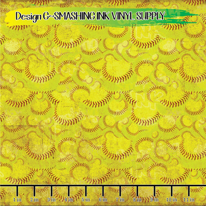 Dirty Softball ★ Pattern Vinyl | Faux Leather | Sublimation (TAT 3 BUS DAYS)