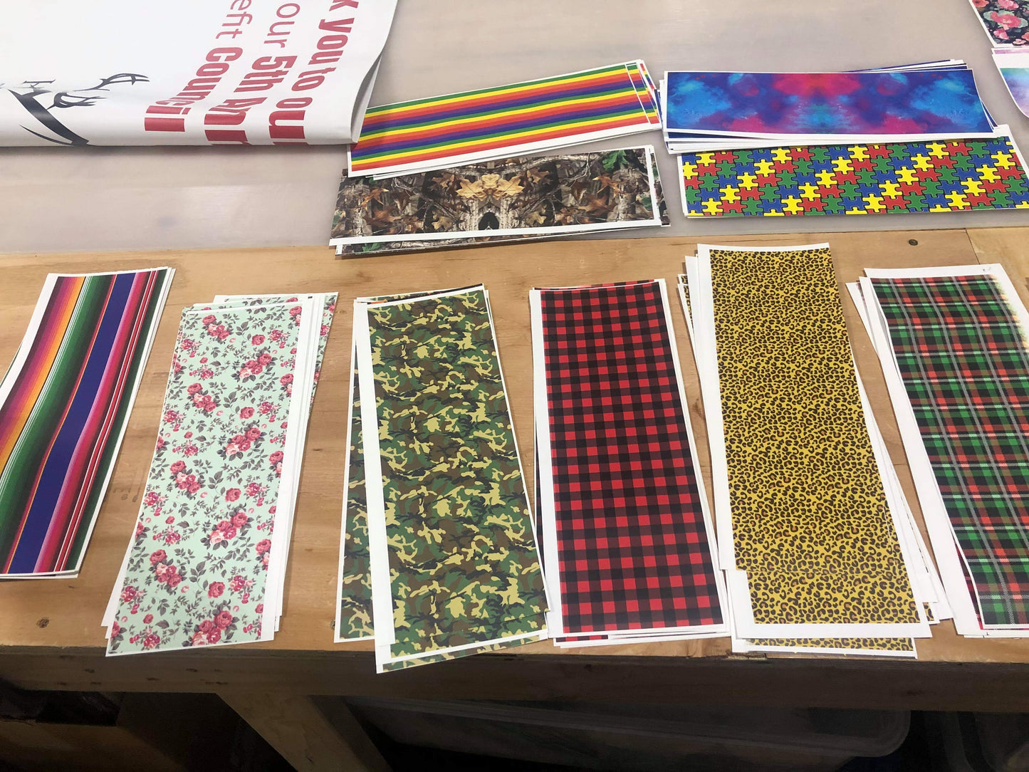 Scrap Packs - Printed HTV or Faux Leather