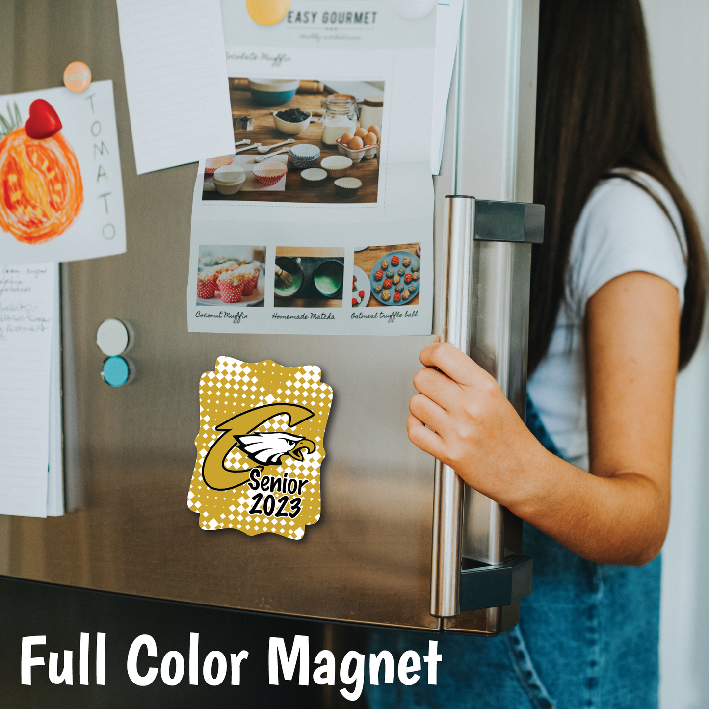 Custom Senior School Logos (Any School) - Full Color Magnets