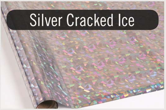 Silver Cracked Ice - Heat Transfer Foil Foil