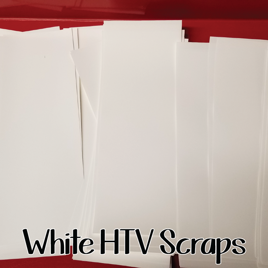 Grab Bag - Create Your Own White Htv Scraps Grab Bag